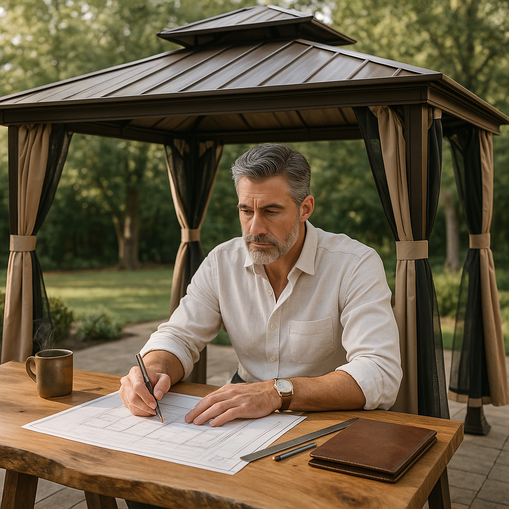  12' x 12' Hardtop Gazebo