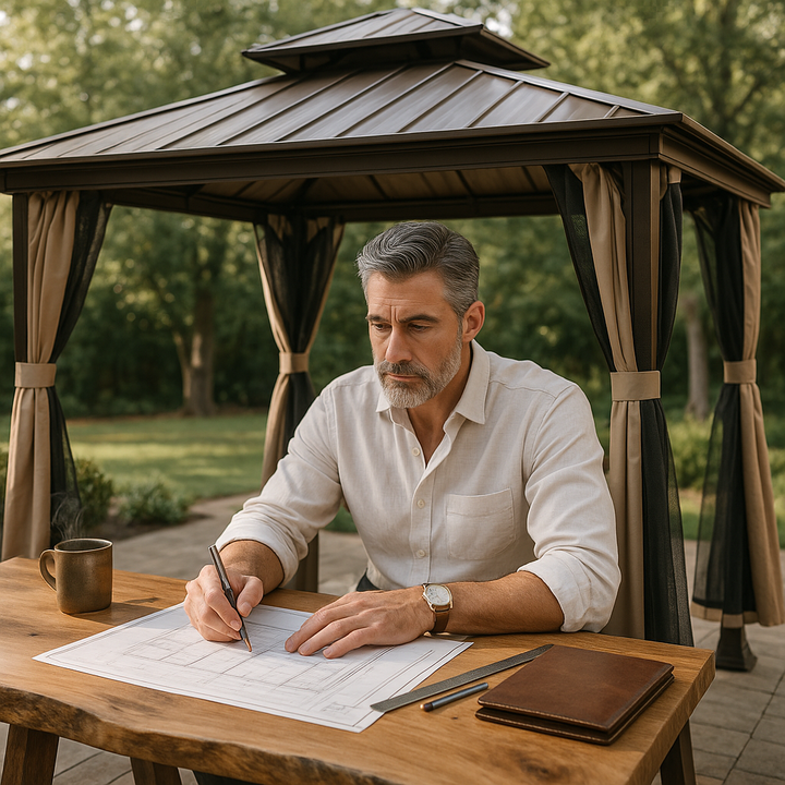  12' x 12' Hardtop Gazebo