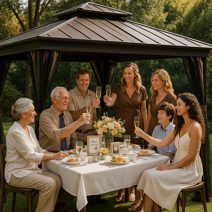 12' x 12' Hardtop Gazebo