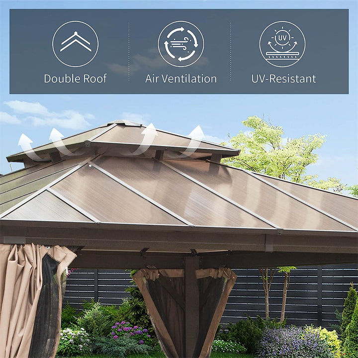  12' x 12' Hardtop Gazebo