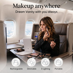Portable LED Makeup Mirror – Rechargeable, Adjustable Brightness, Compact & Travel-Friendly - 13