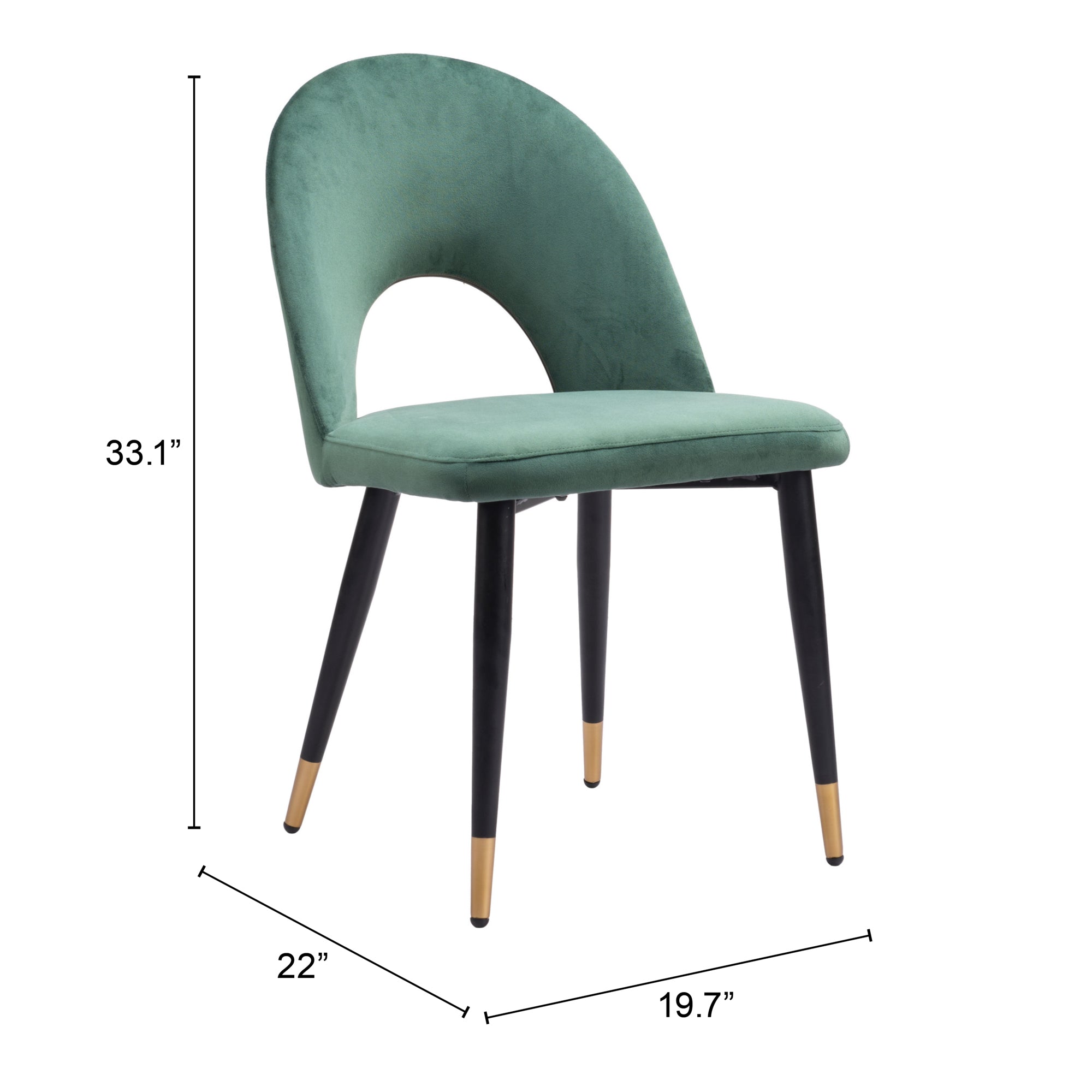 Menlo Dining Chair Green