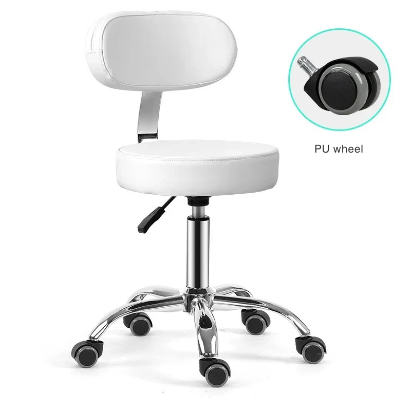 Rotating lift chair Beauty salon Surgical technician chair Round stool Haircut PT stool Pulley Big chair Beauty stool Backrest