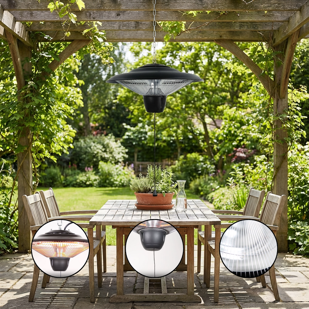 1500W Outdoor Hanging Patio Heater