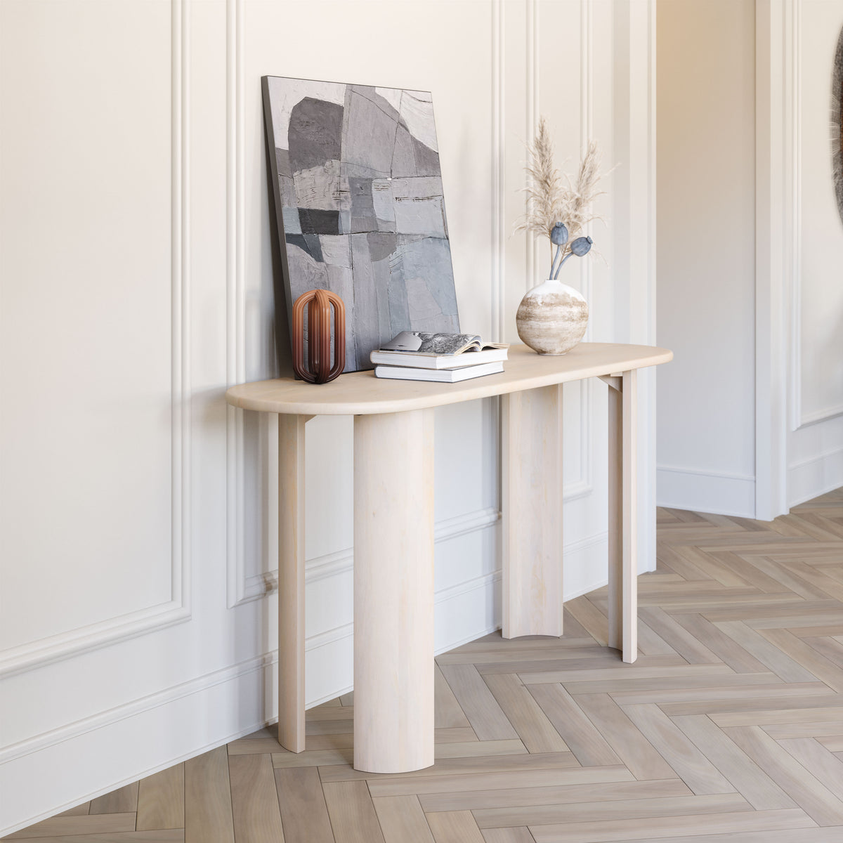 Risan Console Table & Natural