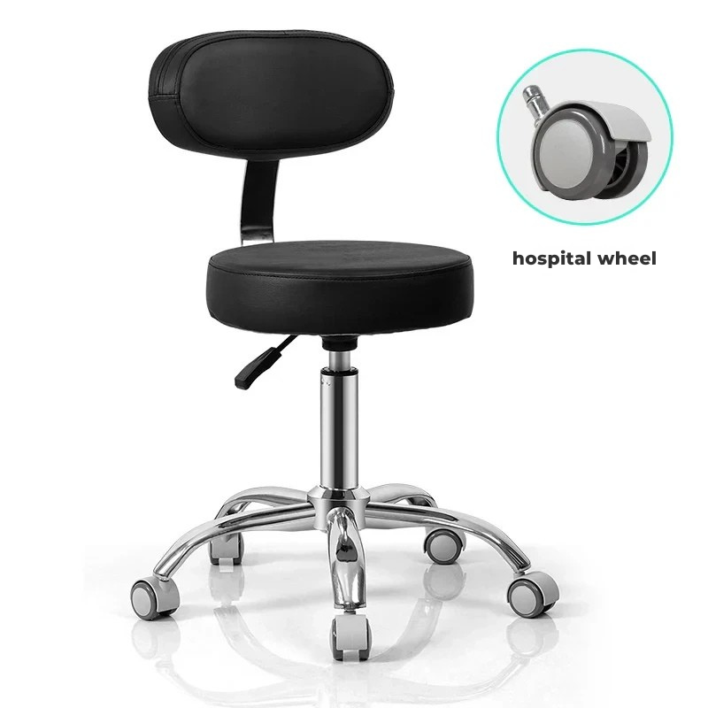 Rotating lift chair Beauty salon Surgical technician chair Round stool Haircut PT stool Pulley Big chair Beauty stool Backrest