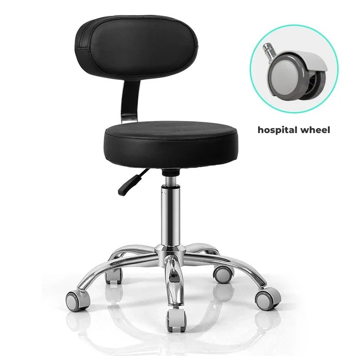 Rotating lift chair Beauty salon Surgical technician chair Round stool Haircut PT stool Pulley Big chair Beauty stool Backrest