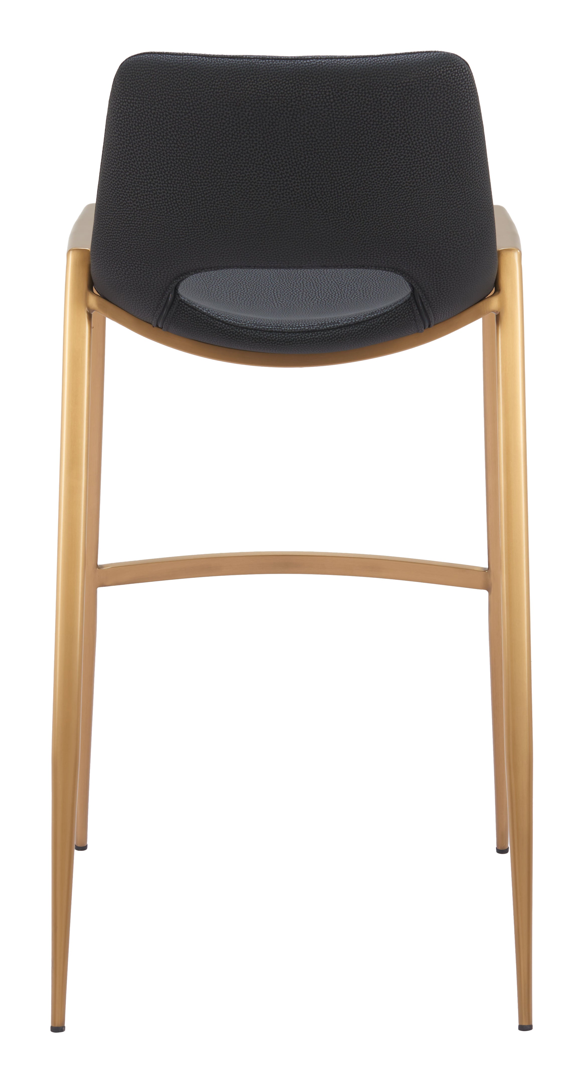 Desi Barstool Black & Gold