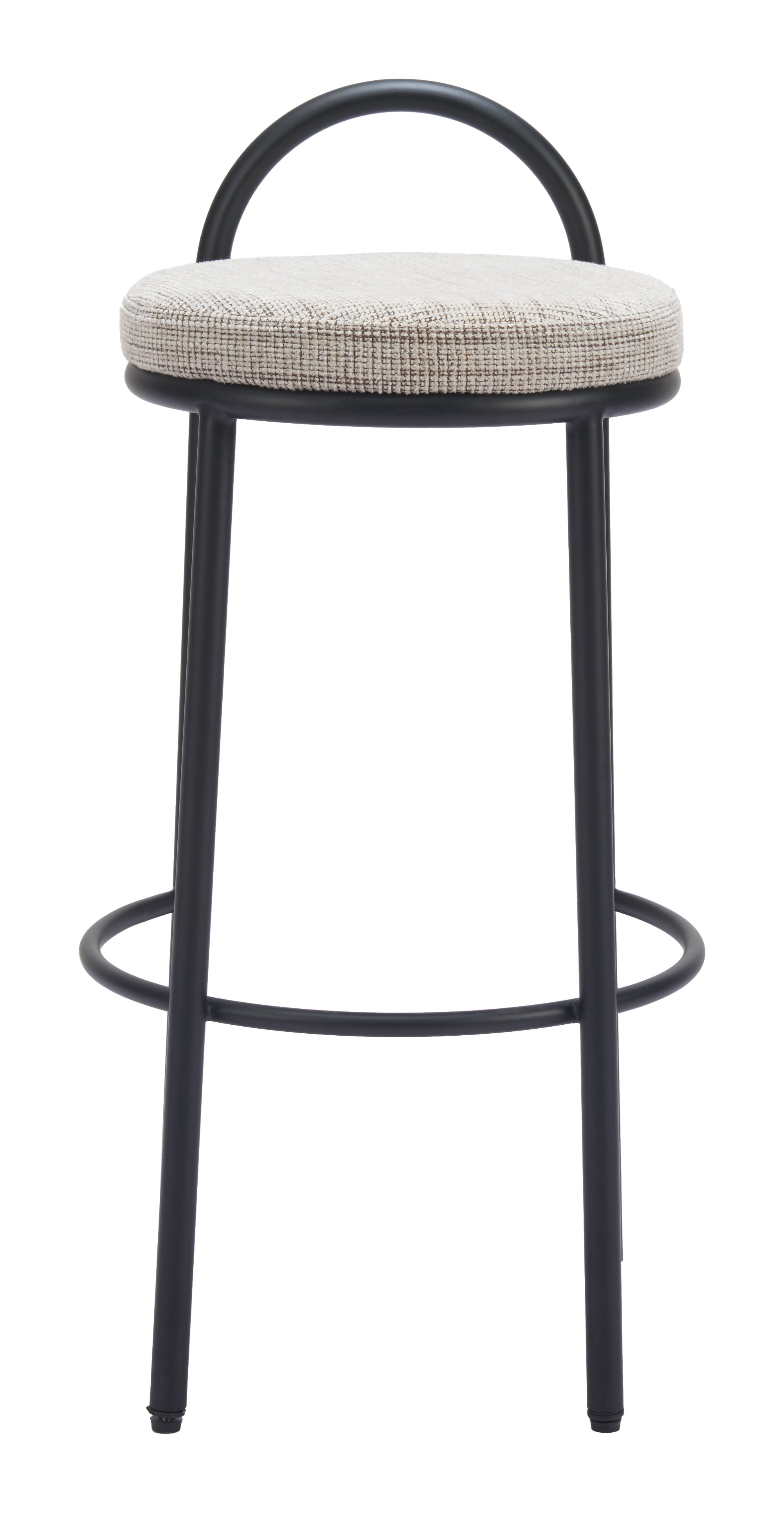 Sisal Barstool (Set of 2) Beige Tweed