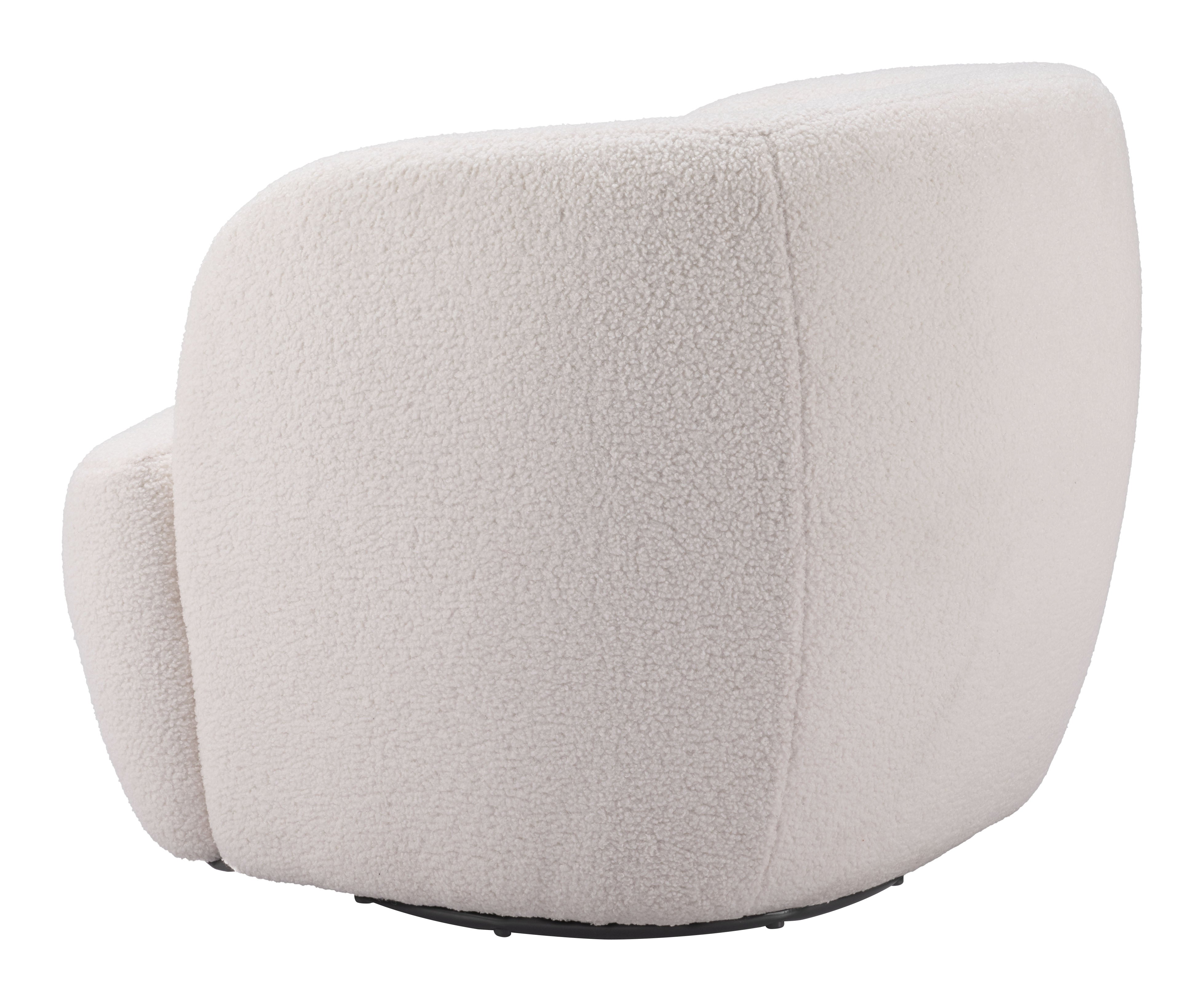 Govan Swivel Chair Ivory