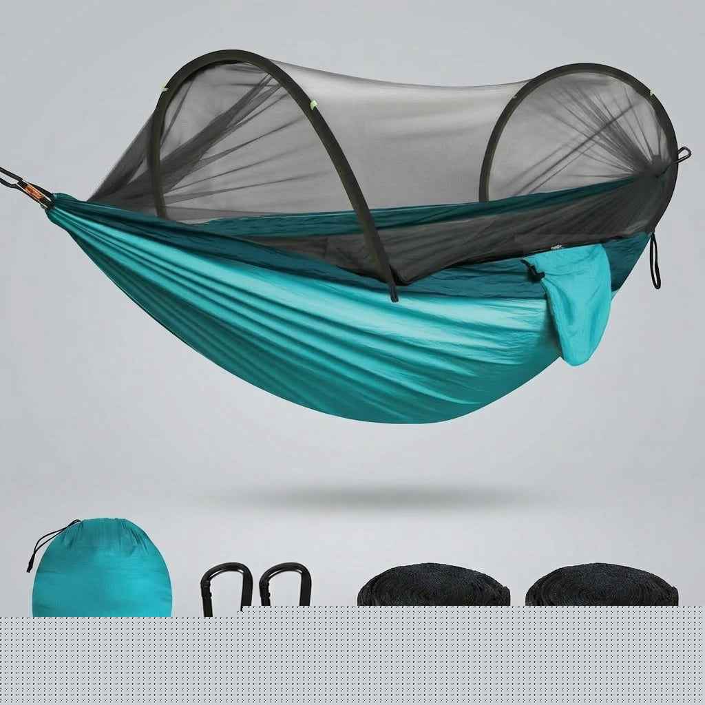 ULTRA-LIGHT POP-UP HAMMOCK WITH MOSQUITO NET – SOLO, 660 LB MAX LOAD
