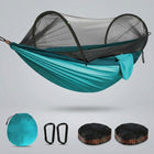 Over 600lbs Hammock, 1-2 person, Nylon with Mosquito Net - 1