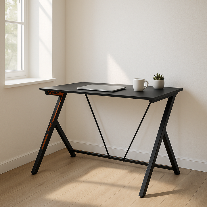CompactEase Modern Ergonomic Desk for Small Spaces