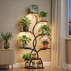 PLANT STAND WITH GROW LIGHTS – MULTI-TIER INDOOR SHELF - 1