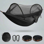 ULTRA-LIGHT POP-UP HAMMOCK WITH MOSQUITO NET – SOLO, 660 LB MAX LOAD
