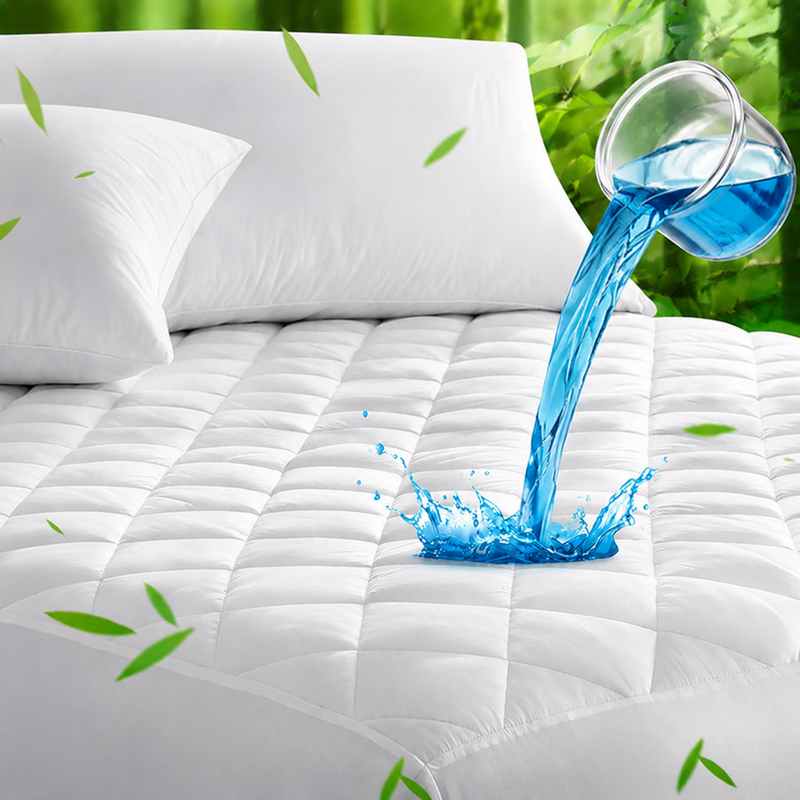 Waterproof Mattress & Pillow Protector – Breathable Quilted Mattress Cover with Deep Pocket - 1