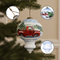 Christmas Tree Farm Hand Painted Glass Hanging Ornament