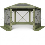 15x15 Pop-Up Gazebo Screen Tent – Large Outdoor Screen House with Mesh Walls & Carry Bag - 1