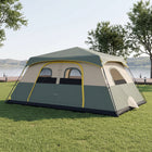 8–10 Person Instant Cabin Camping Tent with Room Divider - 1