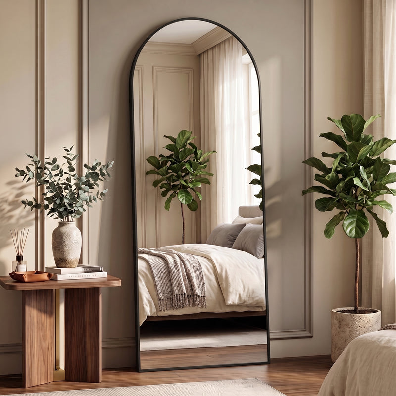 FULL LENGTH MIRROR – ARCHED STANDING & WALL-MOUNT DESIGN - 1