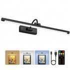 Battery Operated Picture Light for Wall - Rechargeable Cordless LED Art Light with Remote, Timer and Dimming - 1
