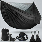 ULTRA-LIGHT HIGH-CAPACITY DOUBLE HAMMOCK WITH NET – 1-2 PERSON, 500 & 772 LB OPTIONS