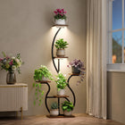 PLANT STAND WITH GROW LIGHTS – MULTI-TIER INDOOR SHELF - 1