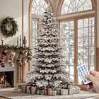 PRE LIT CHRISTMAS TREE – COLOR CHANGING LED LIGHTS WITH REMOTE CONTROL - 1