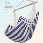 Premium Cotton Hanging Hammock Chair for Indoor & Outdoor Relaxation - 1