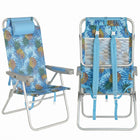17" Big & Tall Oversized Beach Chairs 2-Pack – Heavy Duty Folding Outdoor Seating - 1