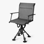 360° Swivel Hunting Chair with Adjustable Legs & Rifle Rest – Portable Tripod Seat - 1
