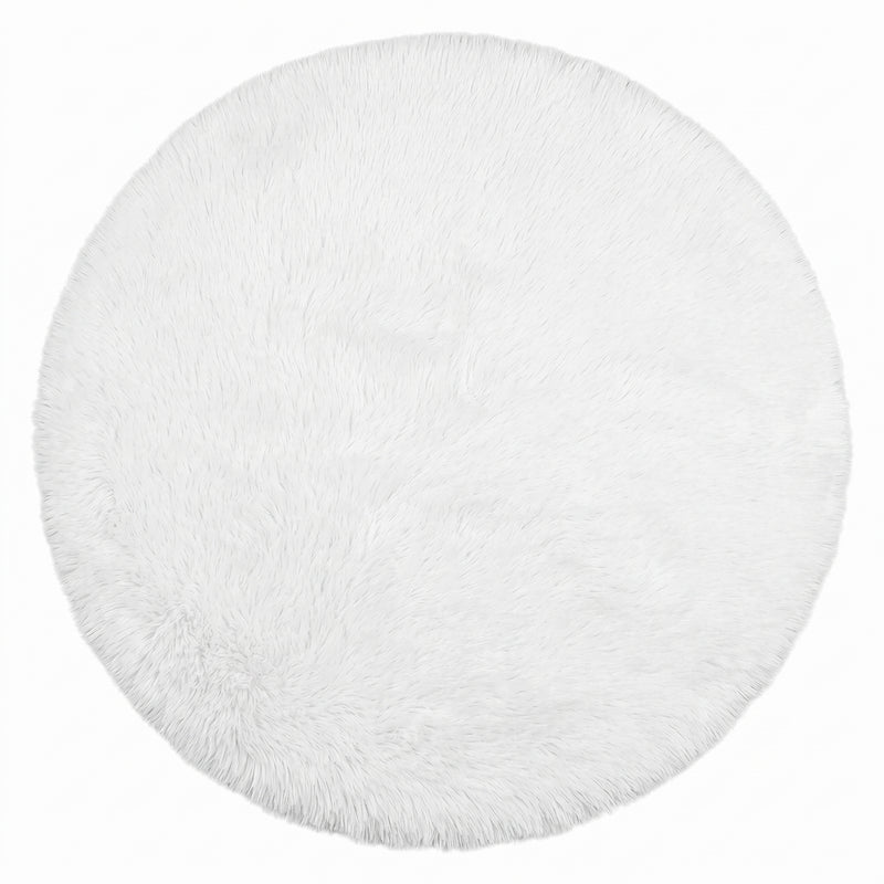 Faux Rabbit Fur Shaggy Rug – Ultra Soft Fluffy Machine Washable Area Rug for Bedroom, Living Room & Teen Room - 1