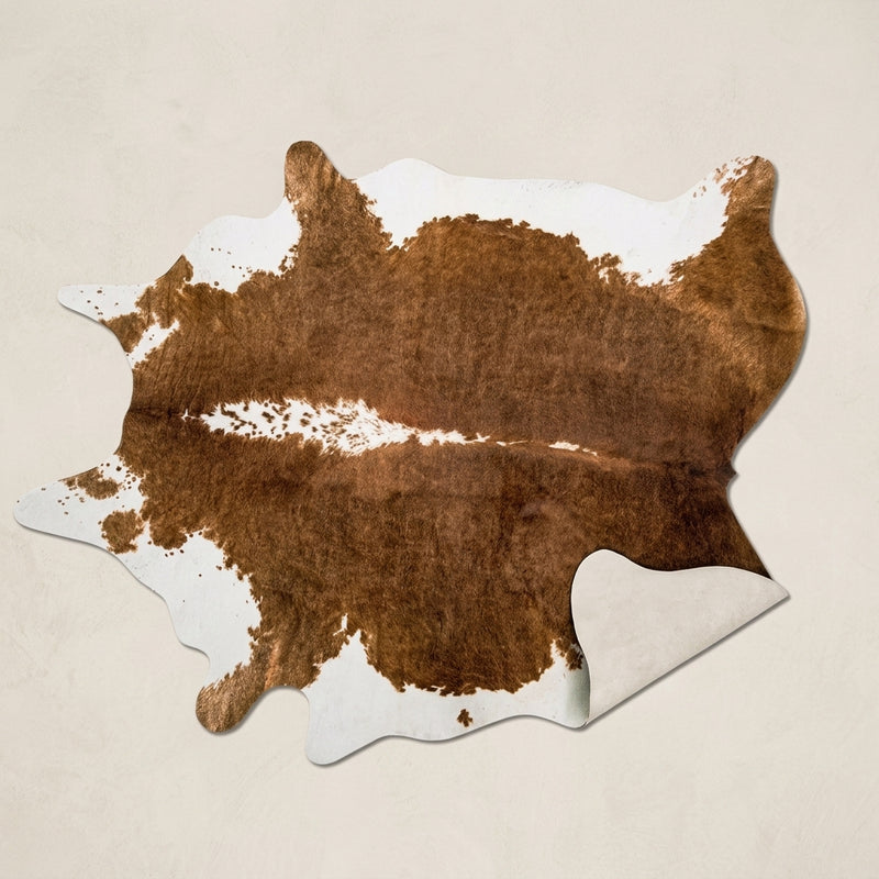 Faux Cowhide Rug – Animal Print Area Rug for Living Room, Bedroom & Office - 1