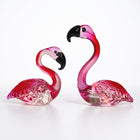 Glass Flamingo Figurine – Hand-Blown Art Glass Decor - 1