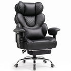 Big & Tall Office Chair with Footrest – Reclining Ergonomic Executive Chair, Wide Memory-Foam Seat, Adjustable Height - 1