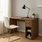 Executive Pro 46" Brown Wood L-Shape Computer Desk – Corner Command Center