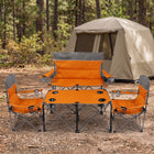 Outdoor 4-Piece Folding Chair and Table Set – Perfect for Camping and Picnics - 1