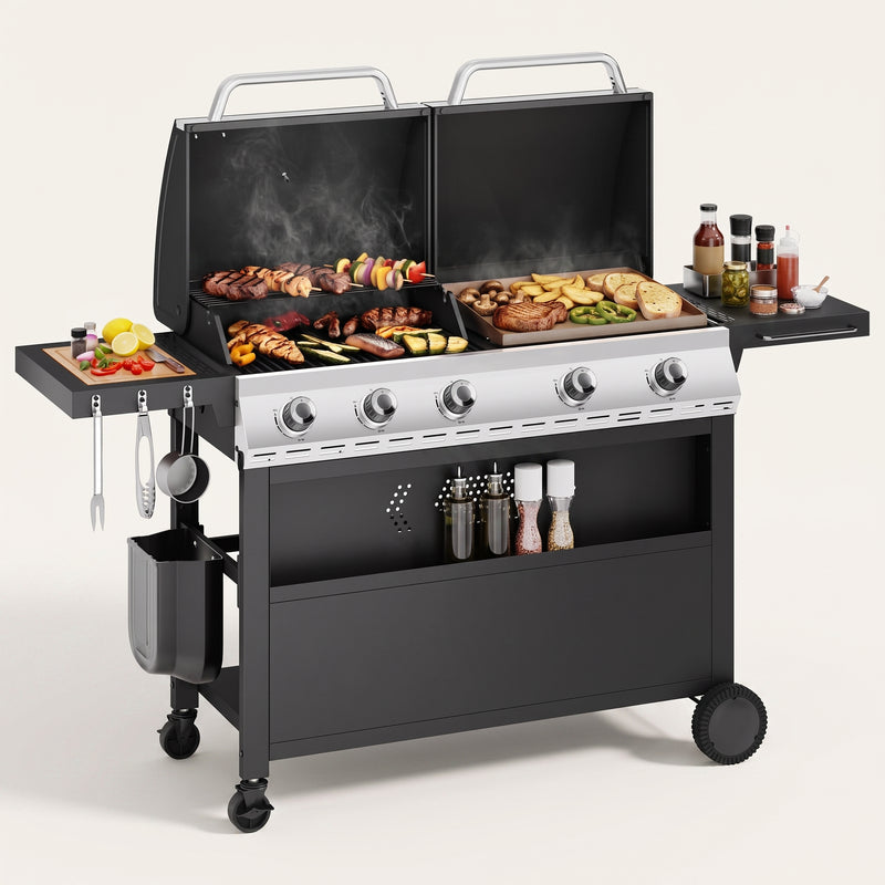 Grate for Outdoor Backyard BBQ Cooking - 1