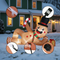 9.8FT Funny Inflatable Christmas Snowman with Drink – Blow Up Holiday Yard Decoration with LED Lights, Built-in Blower, Stakes & Ropes – Durable Weather-Resistant Outdoor Indoor Xmas Décor