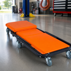 2-in-1 Convertible Z-Creeper Seat - Rolling Mechanic Creeper with Wheels, Under Dash Creeper & Garage Chair for Auto Repair, Low Profile Roller Seat - 1