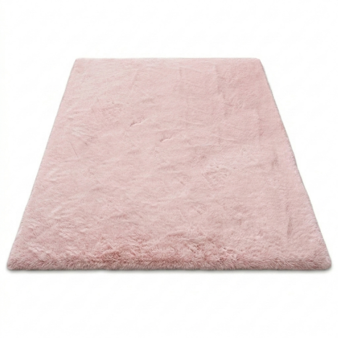 Faux Rabbit Fur Shaggy Rug – Ultra Soft Fluffy Machine Washable Area Rug for Bedroom, Living Room & Teen Room - 1