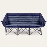Oversized Padded 3-Person Folding Camping Loveseat Chair – Heavy Duty Outdoor Seating - 1