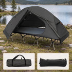 1-Person Elevated Camping Cot Tent Combo - 1