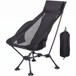 Ultra-Compact High Back Folding Camping Chair – Lightweight & Portable - 1
