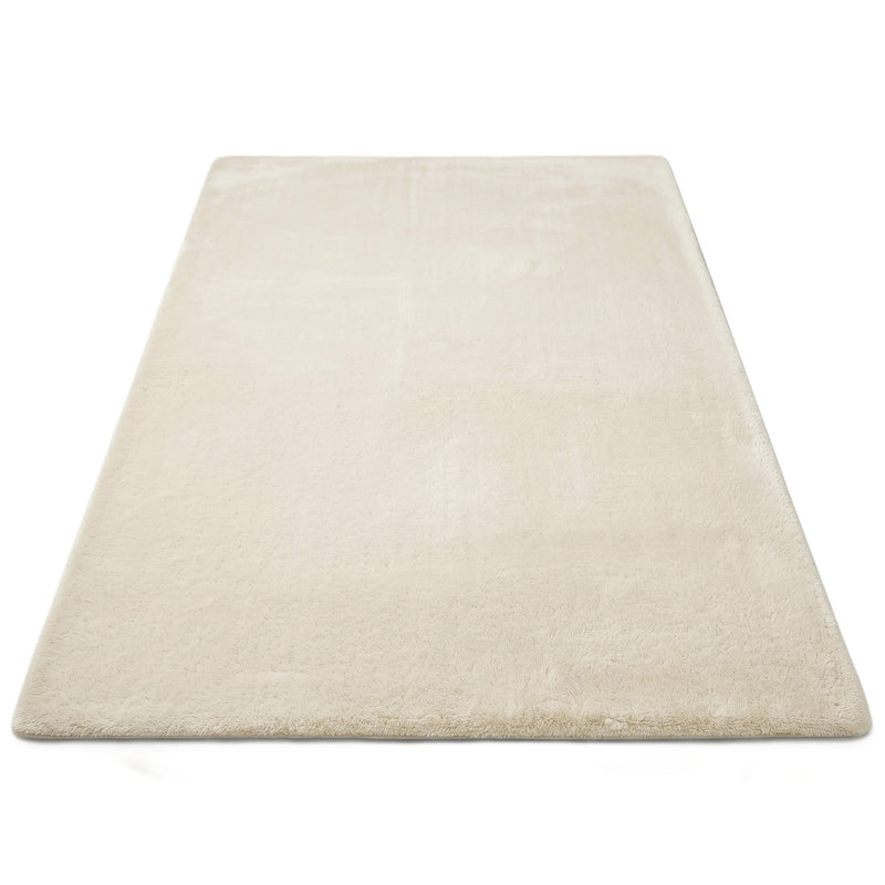 Faux Rabbit Fur Shaggy Rug – Ultra Soft Fluffy Machine Washable Area Rug for Bedroom, Living Room & Teen Room - 1