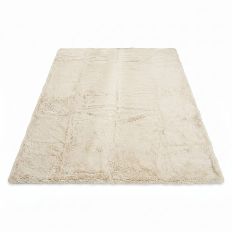 Faux Rabbit Fur Shaggy Rug – Ultra Soft Fluffy Machine Washable Area Rug for Bedroom, Living Room & Teen Room - 1