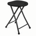 Folding Stool with Metal Frame – Indoor & Outdoor Seating - 1