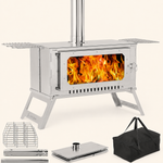 PORTABLE WOOD STOVE FOR CAMPING, TENT STOVE - 1