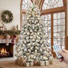 PRE LIT CHRISTMAS TREE – COLOR CHANGING LED LIGHTS WITH REMOTE CONTROL - 1