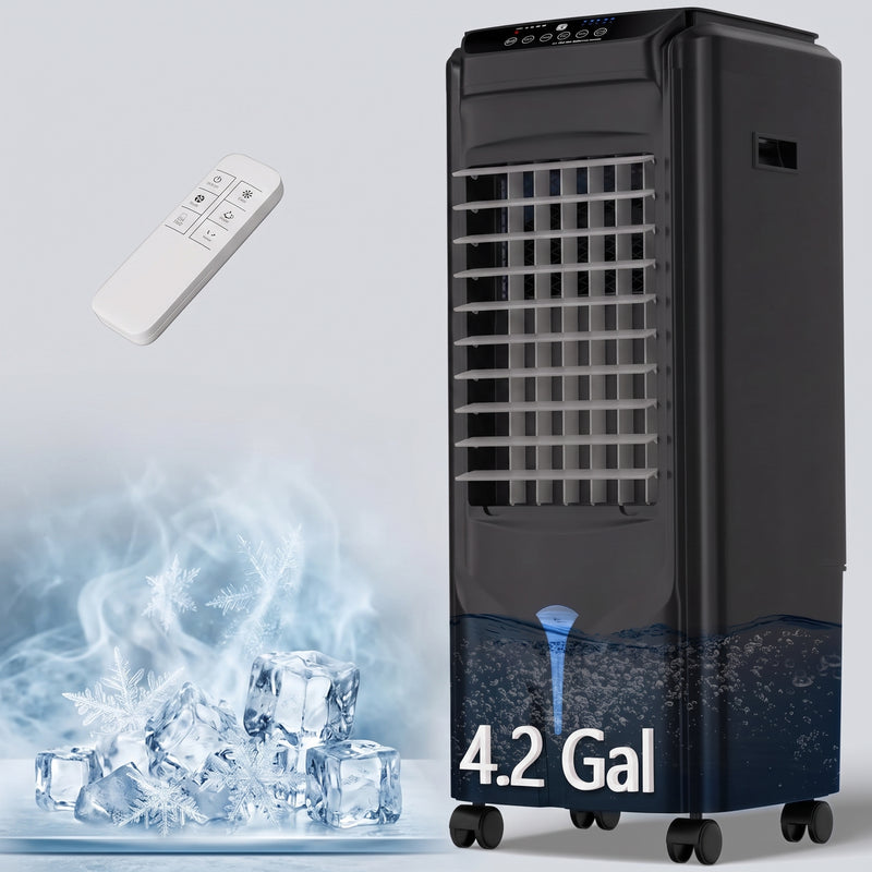 3-in-1 Evaporative Air Cooler Tower Fan with Remote Control - 1